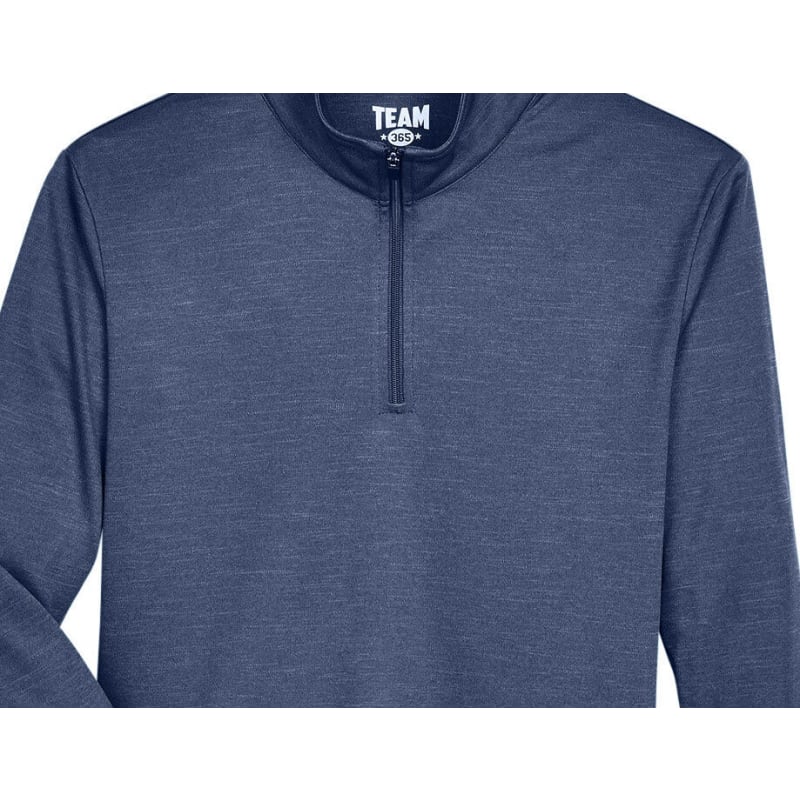 Team 365 Youth Zone Sonic Heather Performance Quarter-Zip 14