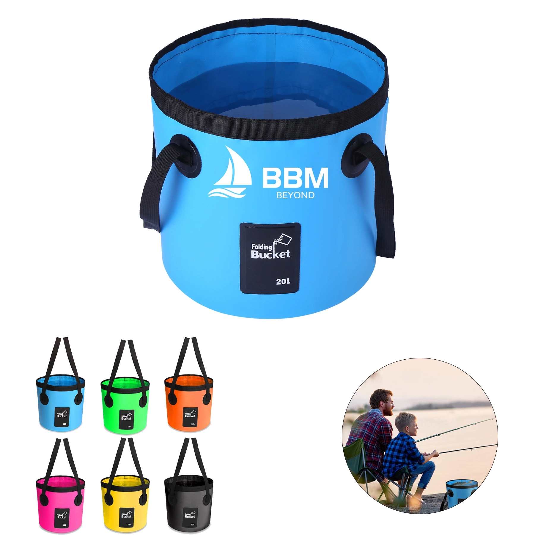 Outdoor Collapsible Bucket / Handle 2