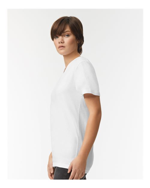 Unisex CVC V-Neck Tee - 2006CVC 21