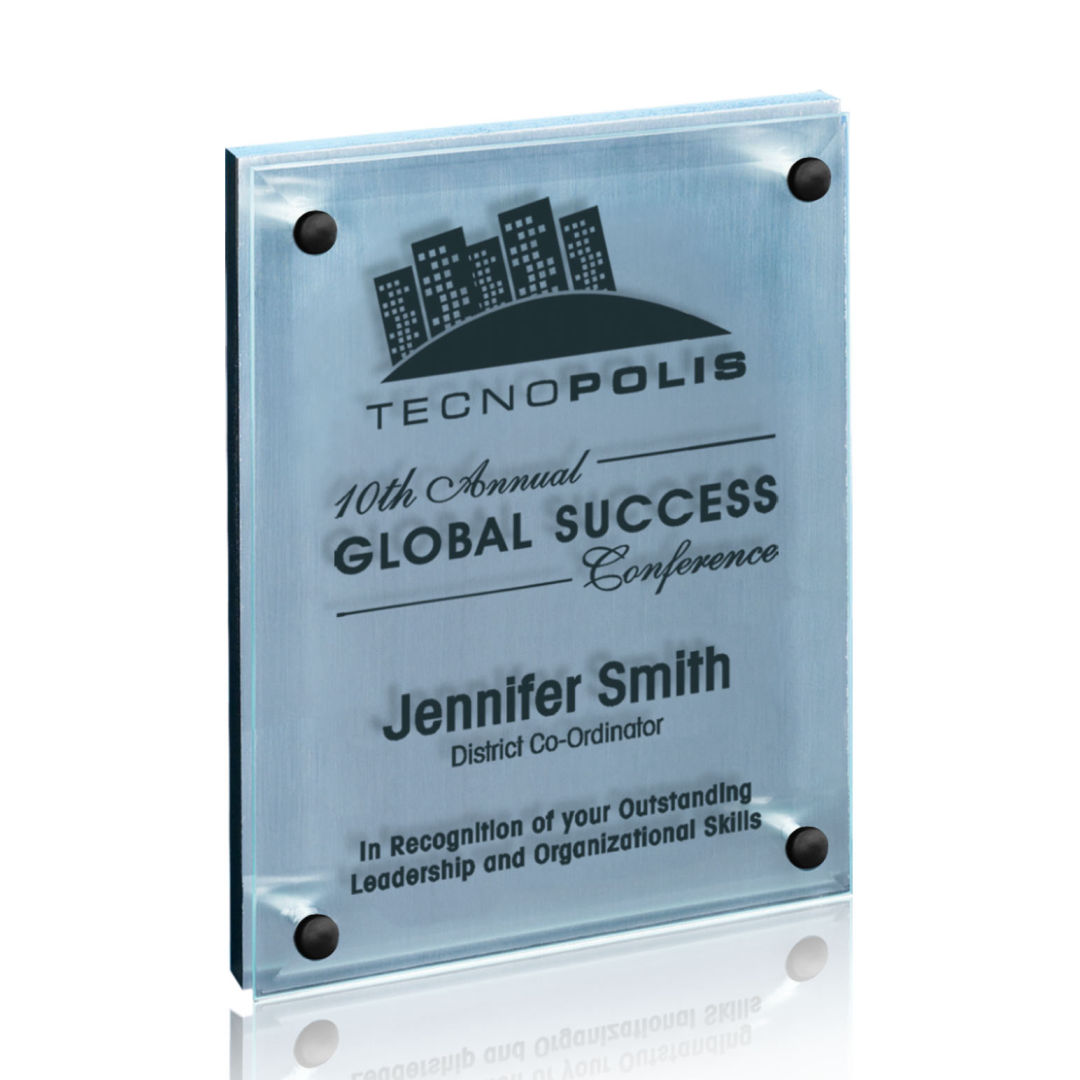 Kingston Plaque - Metallic Silver 12