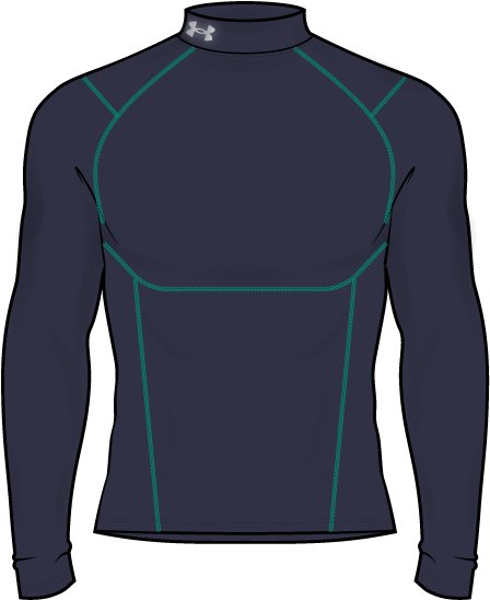 ColdGear NEOLAST Men's Compression Mock Long Sleeve 5