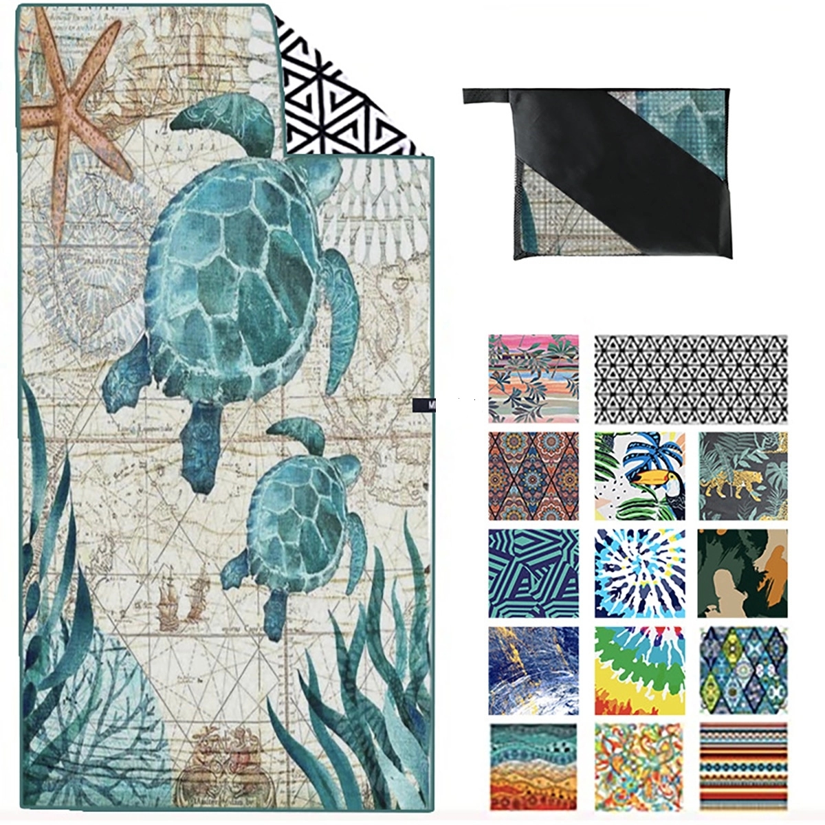 Beach Towel Beach Blanket Quick Dry Super Lightweight Towels 7