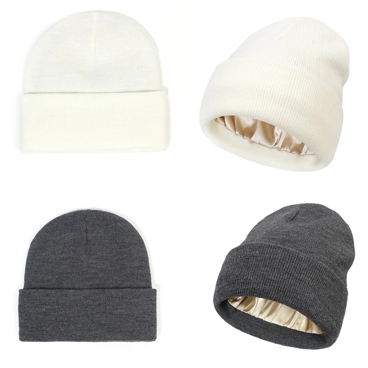 Casual Warm Hat Winter Knitted Beanie 2