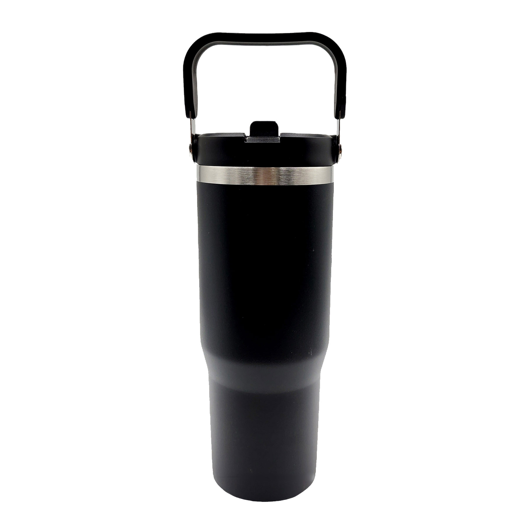 30 oz. Stainless Steel Insulated Mug with Handle and Built-In Straw 4