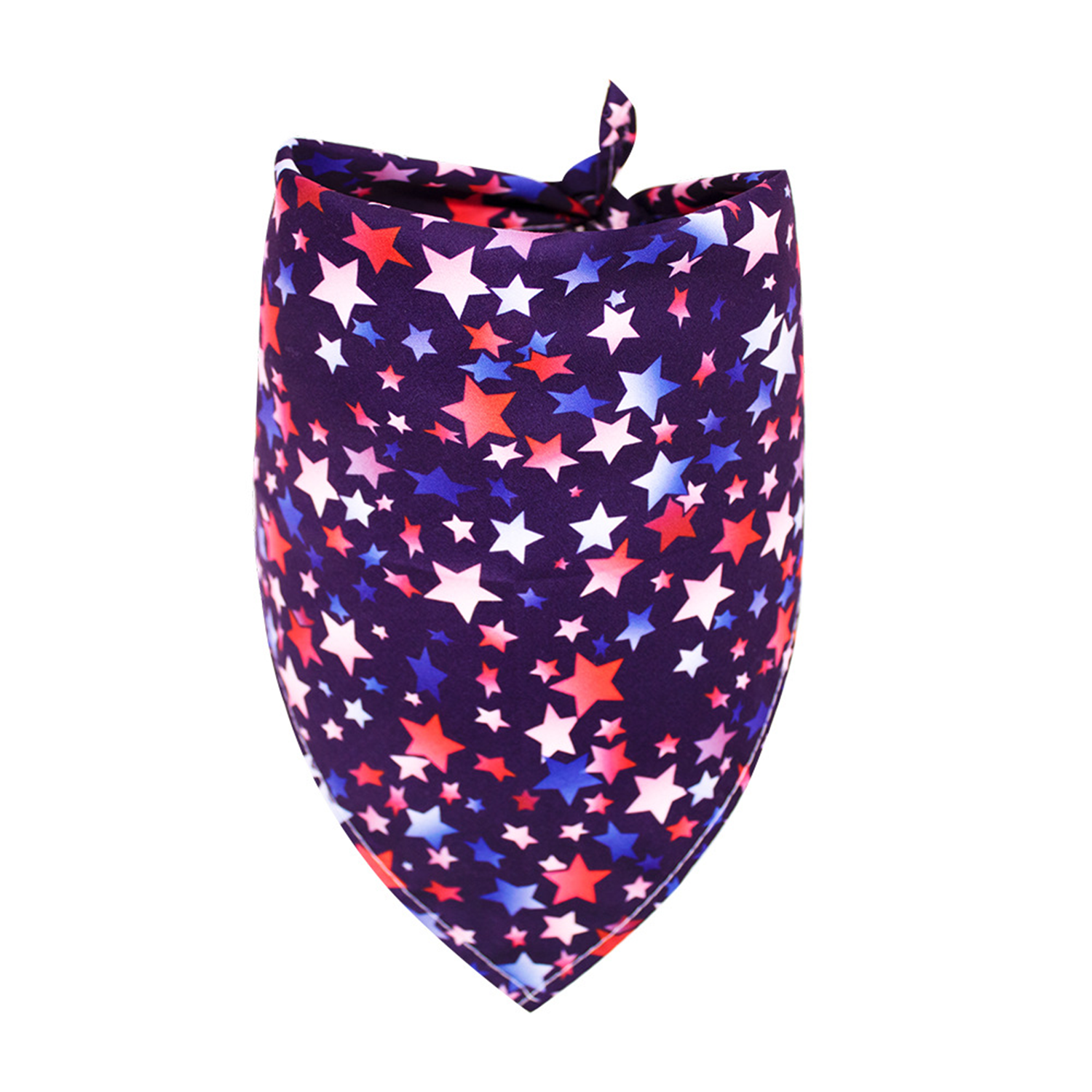 Polyester Patriotic Triangle Dog Bandana 7