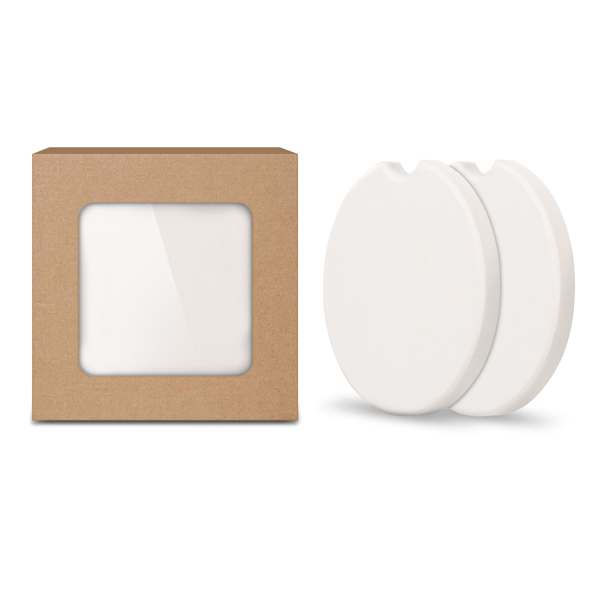 Absorbing Stone Car Coaster Set