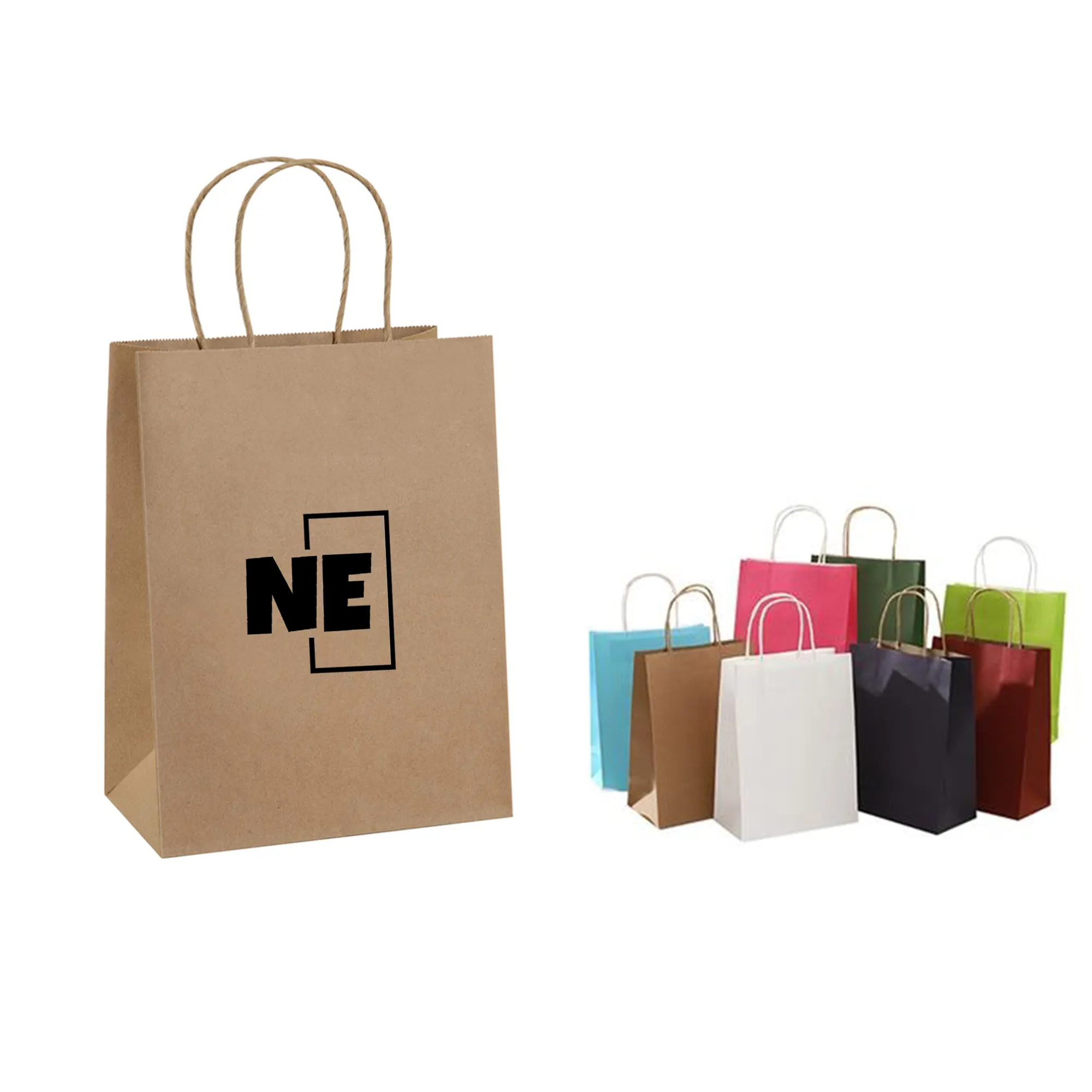 Kraft Paper Bags With Handles 1