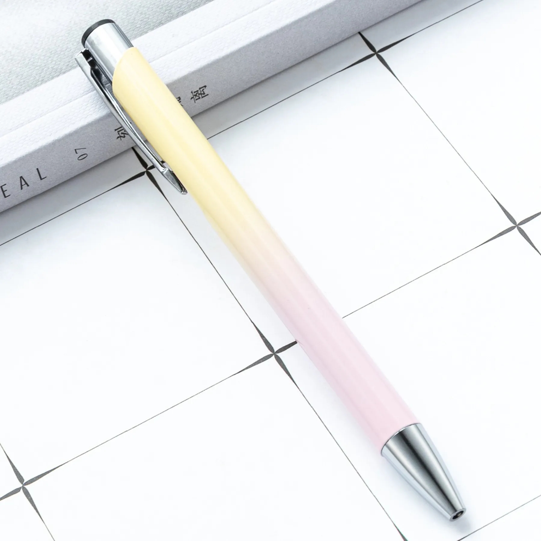 Gradient Color Metal Advertising Click Ballpoint Pen 8