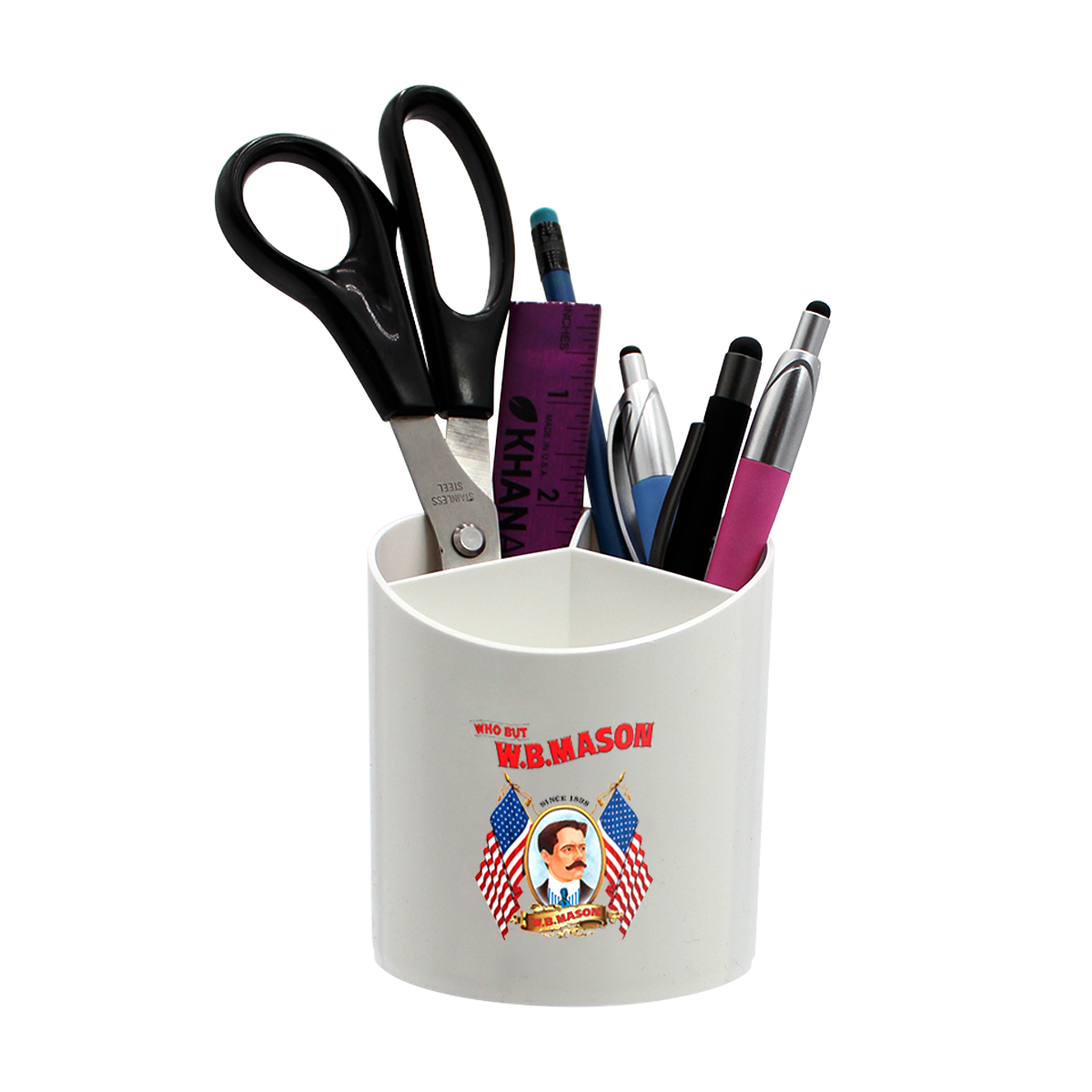 Recycled Desk Organizer, Full Color Digital 5