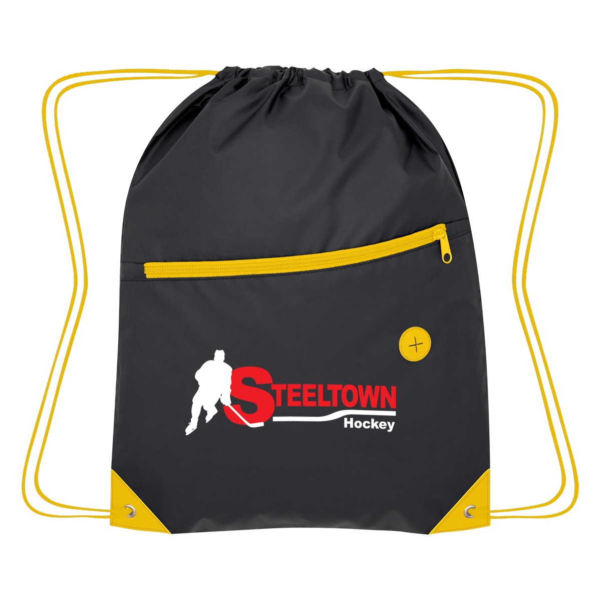 Color Pop Recycled Drawstring Bag 19