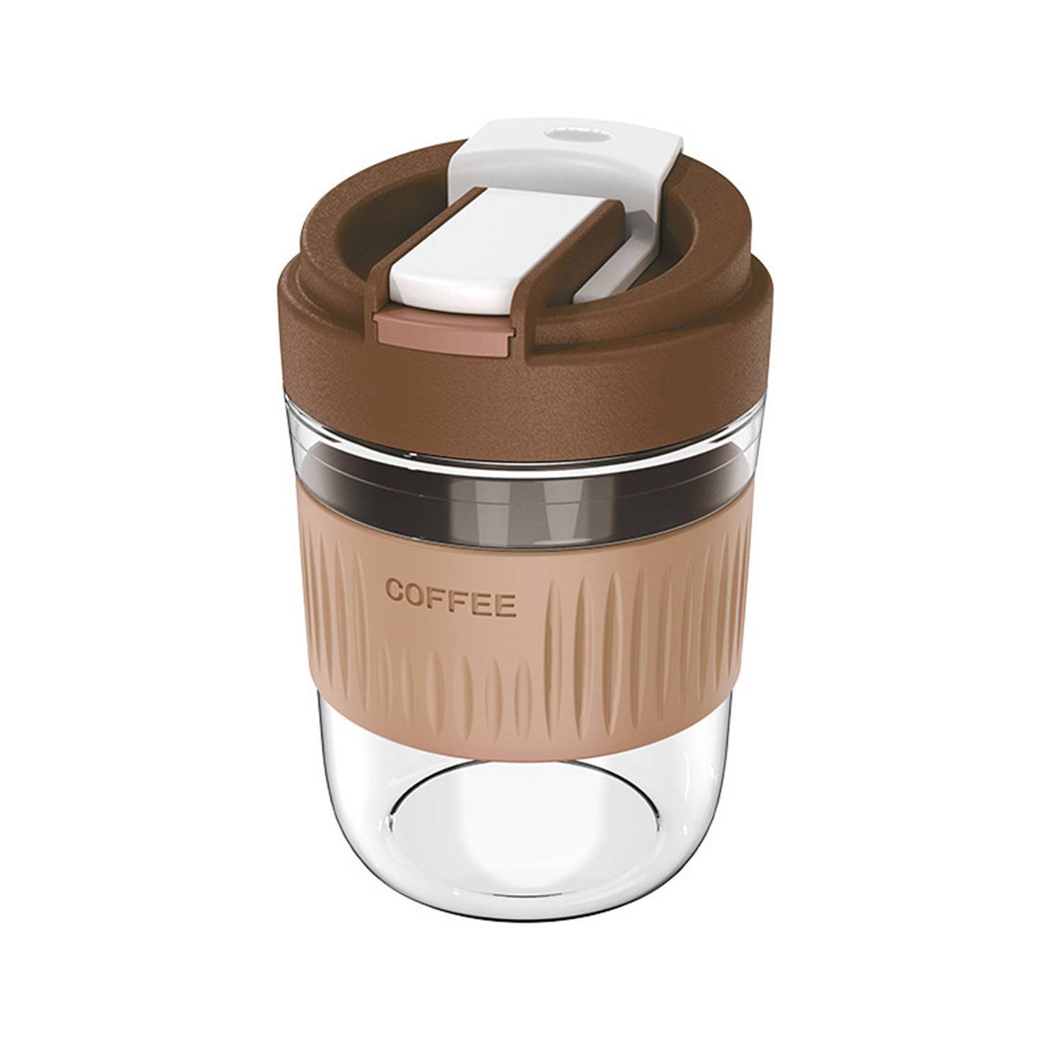 14/19.3oz Hot proof coffee glass cup with straw 7