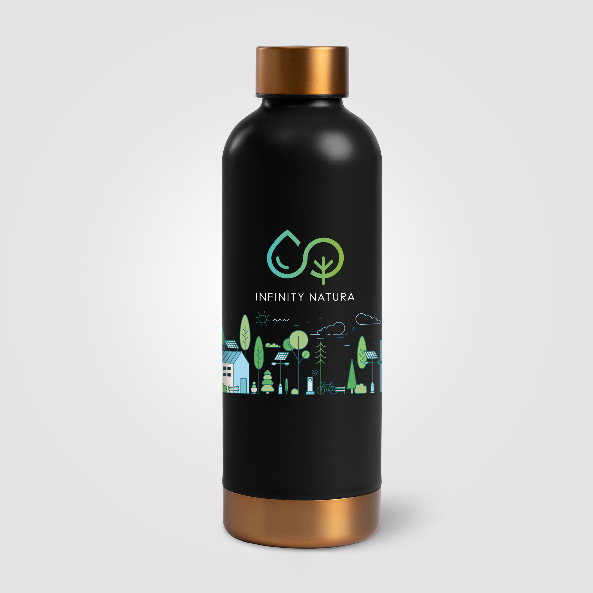 Astrid - 18 oz. Double Wall Stainless Steel Bottle 8