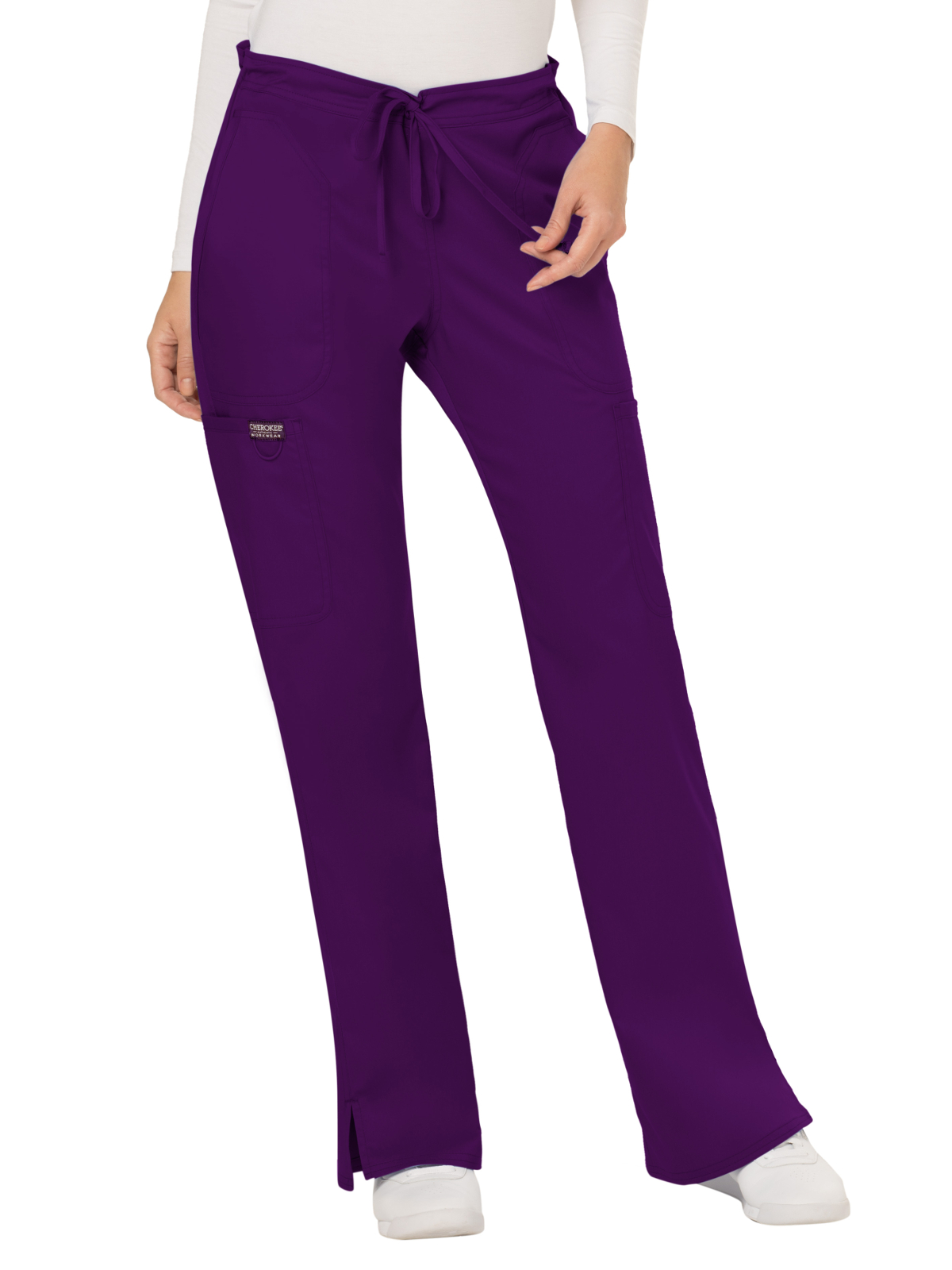 Cherokee - Workwear Revolution - Women's 5-Pocket Mid Rise Drawstring Pant 23