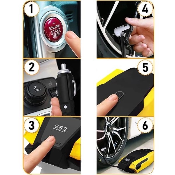 Car Tire Pump Compressor Inflator 2