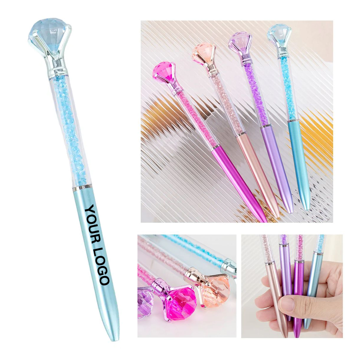 Elegant Diamond Ballpoint Pen for Daily Writing 5
