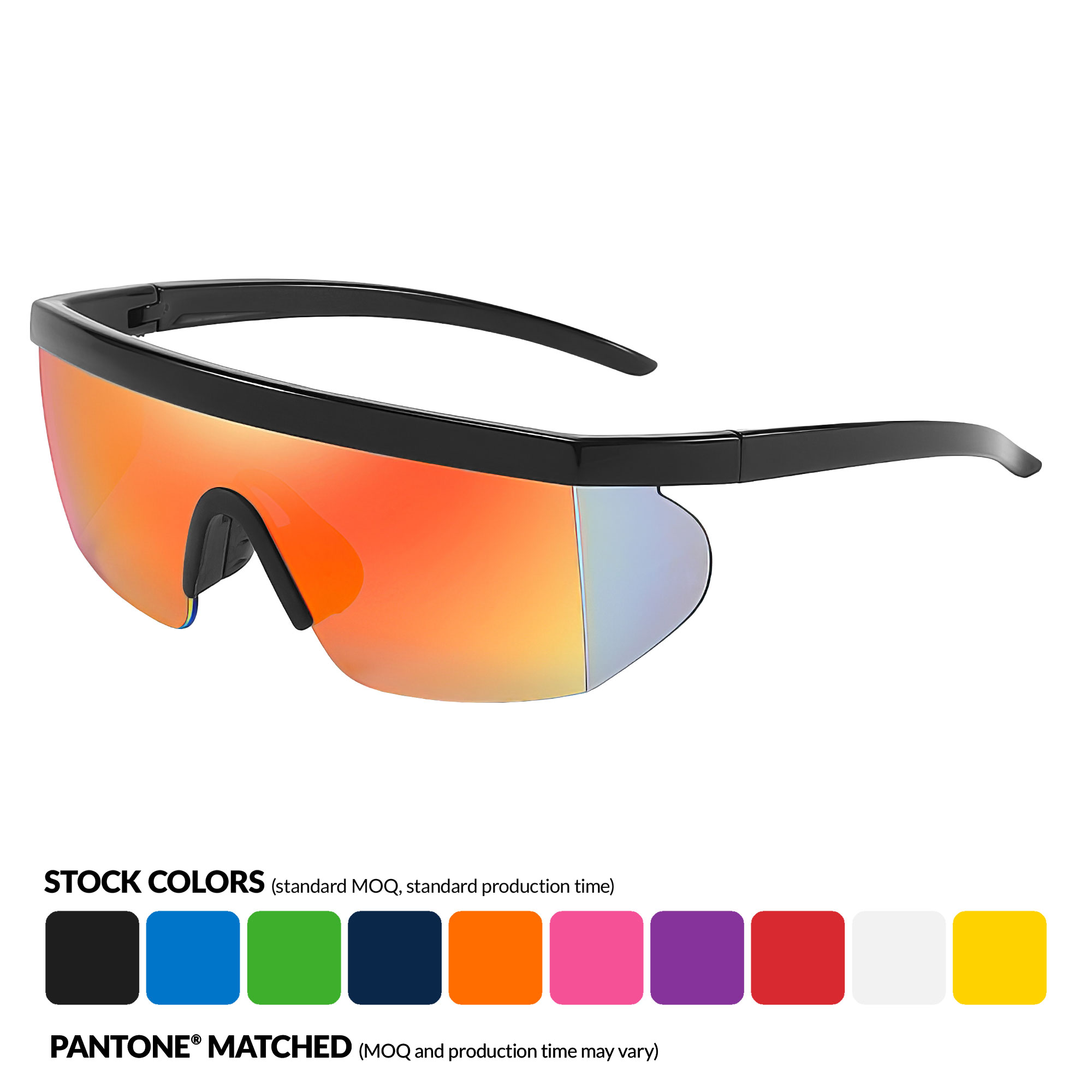 Sport Mask Mirror Sunglasses 13