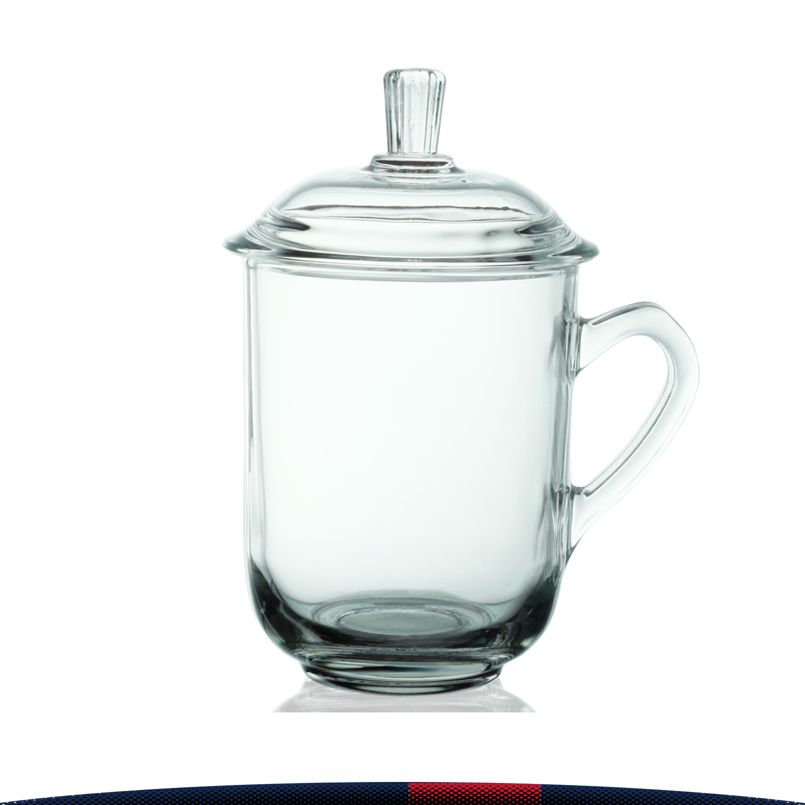 13 oz. Tea Glass with Lids 7