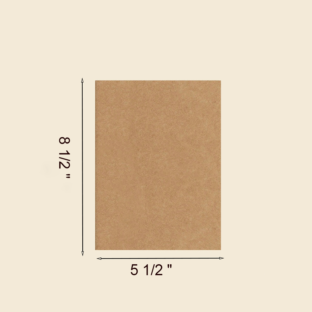 A5 Notebook with Thick Kraft Cover 5
