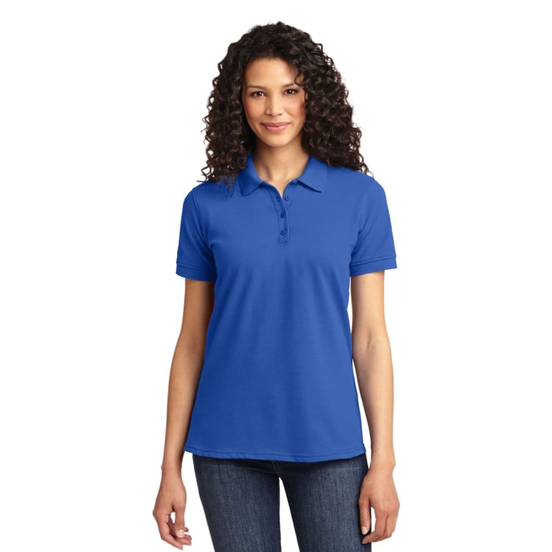 Port & Company Women's Core Blend Pique Polo. 50