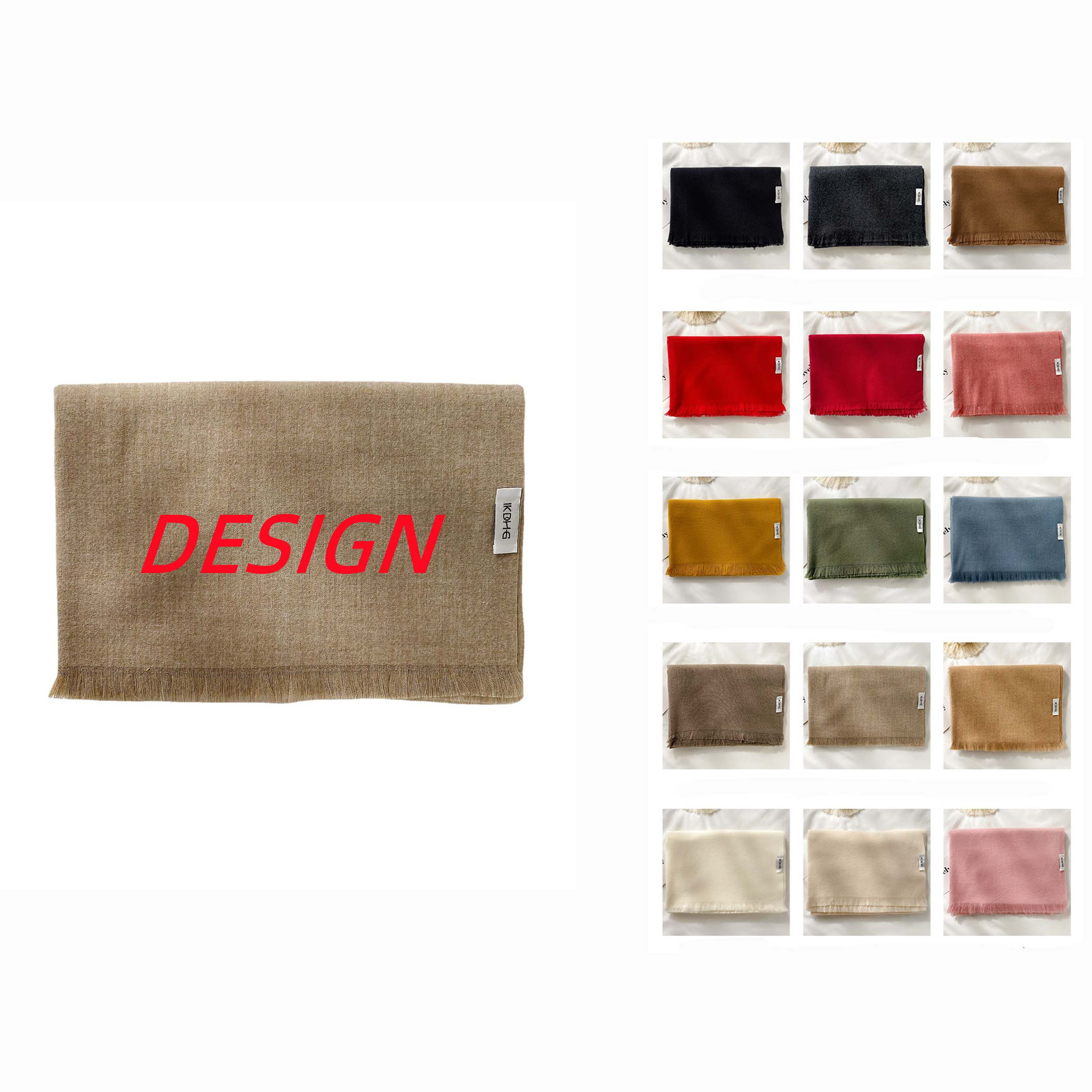 59" x 6 5/8" Knitted Scarf 2