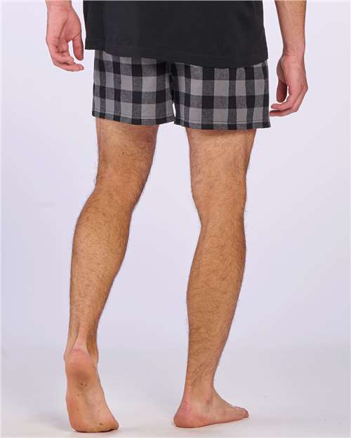 Men's Double Brushed Flannel Boxers - BM6701 6