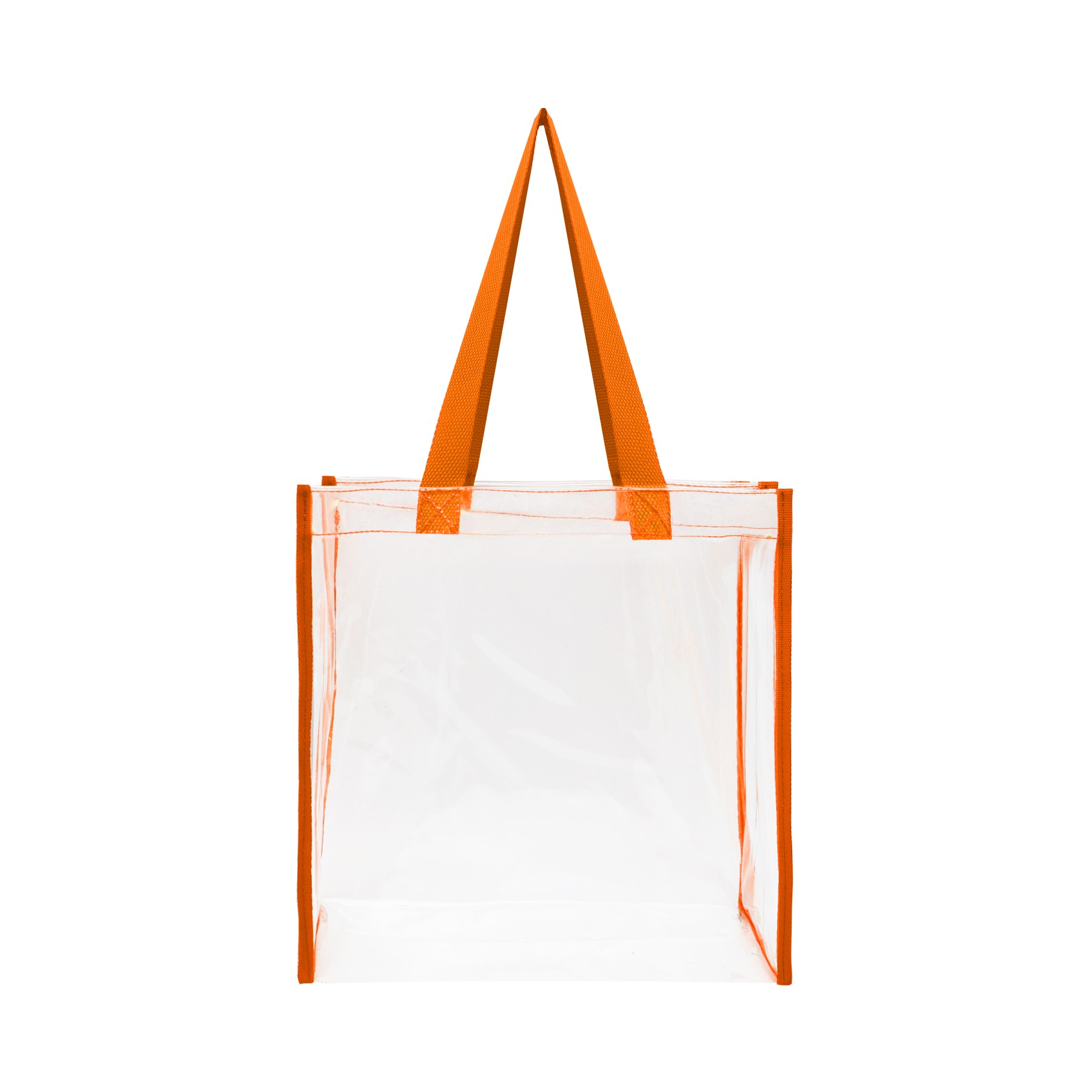 Stadium Approved Clear Transparent Pvc Tote Bag (12"X12"X6") 2