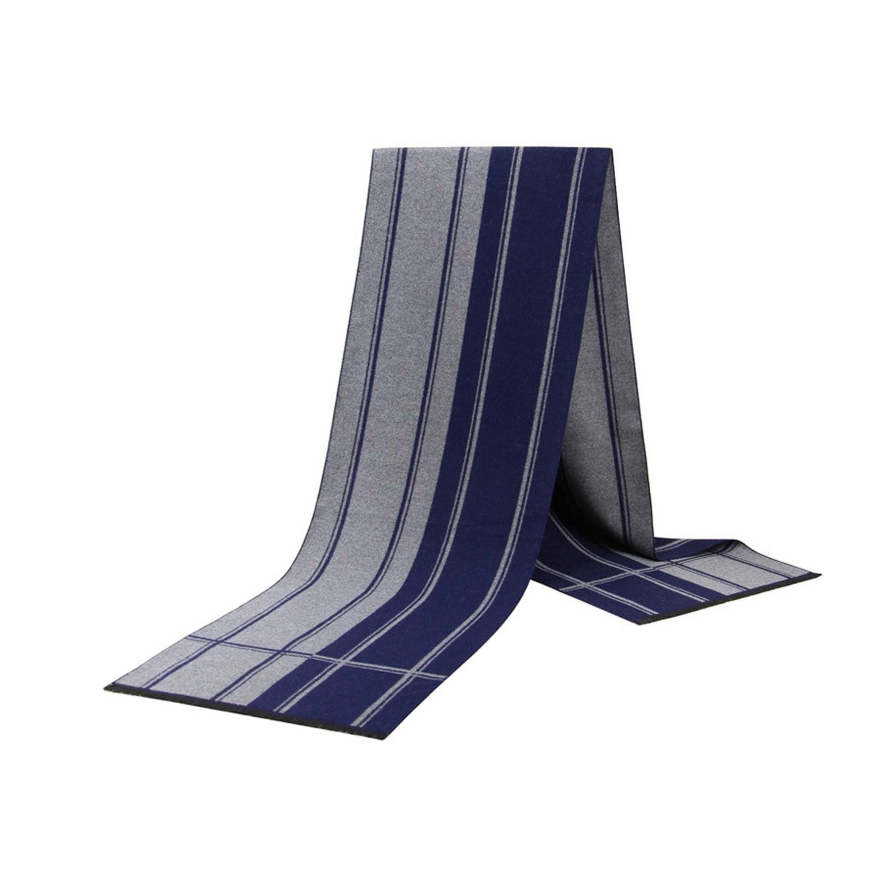 Classic Wool Winter Plaid Scarf 3