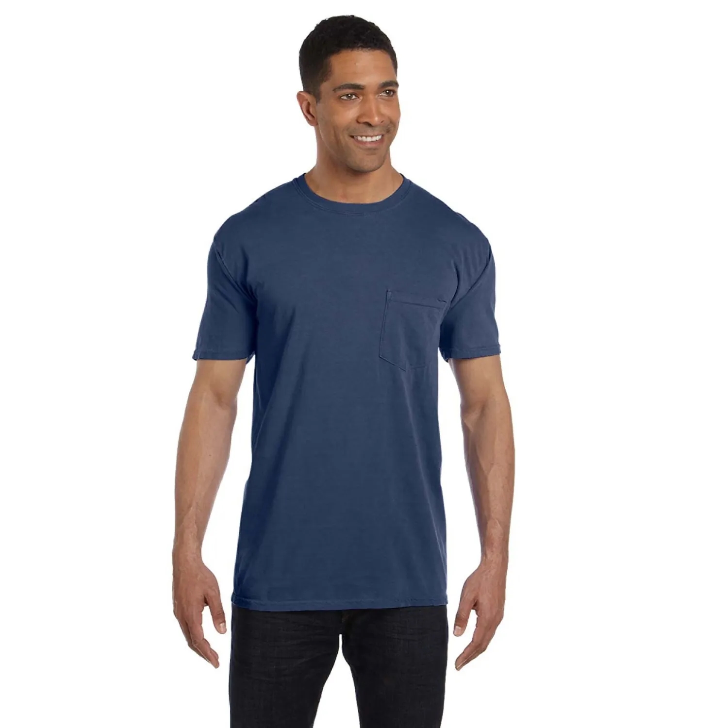 COMFORT COLORS ADULT HEAVYWEIGHT 6.1 OZ. POCKET T-SHIRT 107
