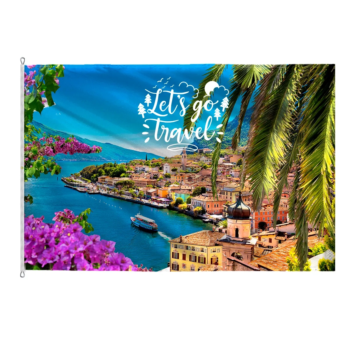 Custom Digitally Printed Flags 8' x 12' Nylon 2