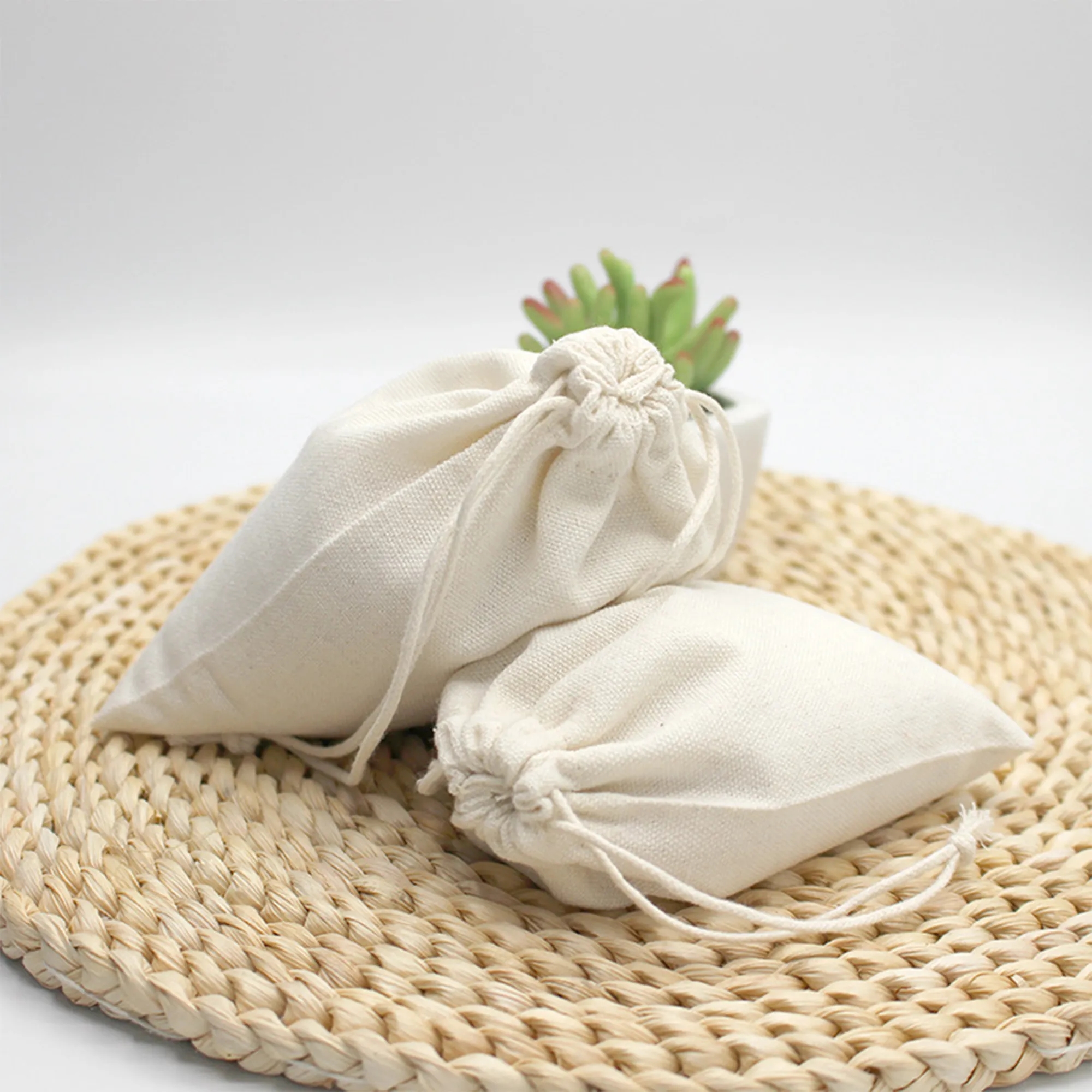 Multi-Purpose Canvas Drawstring Storage Pouch 4