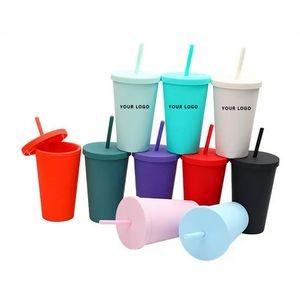 16oz Double Layer Straw Cup 4