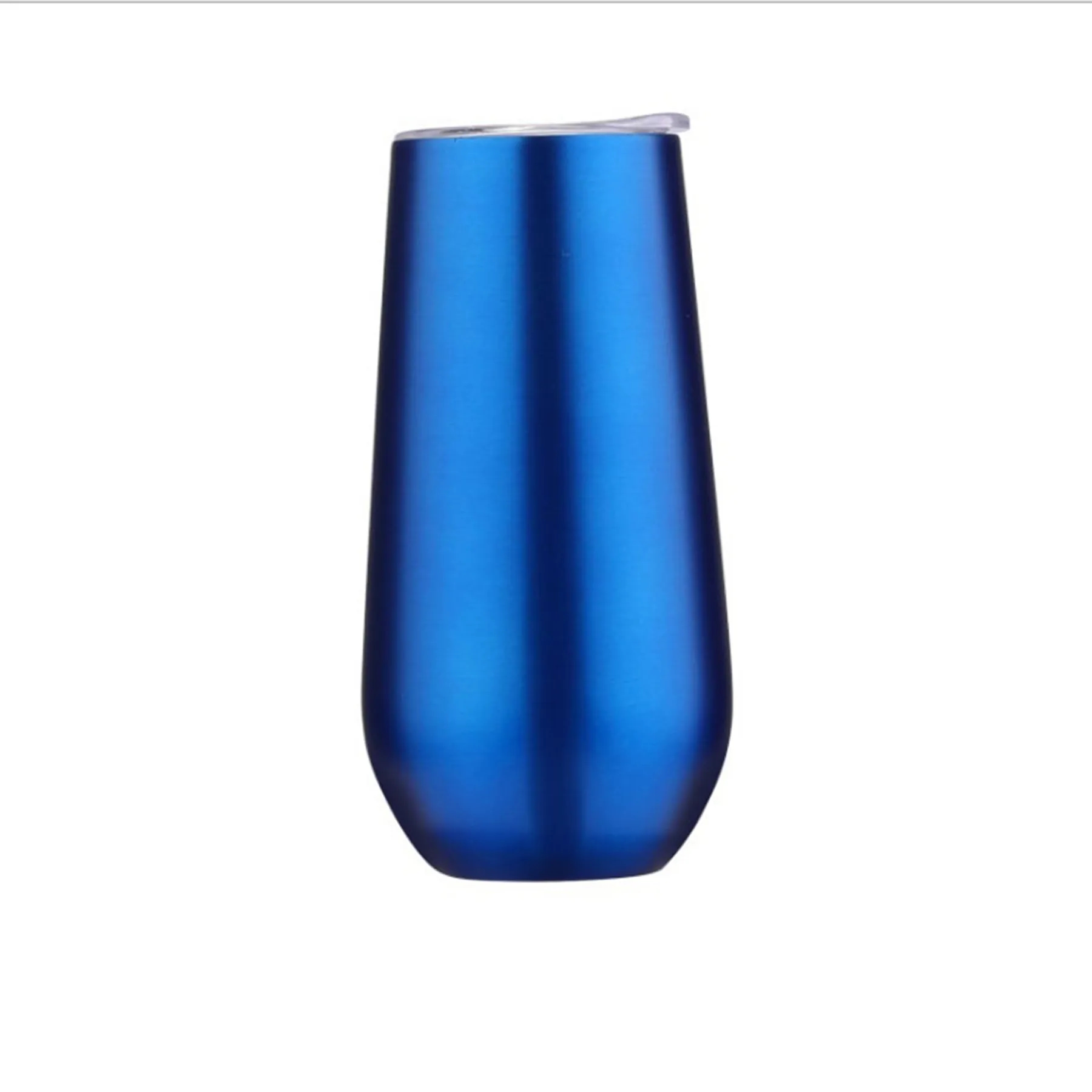 16oz Eggshell Shape Wine Cup With Lid 2