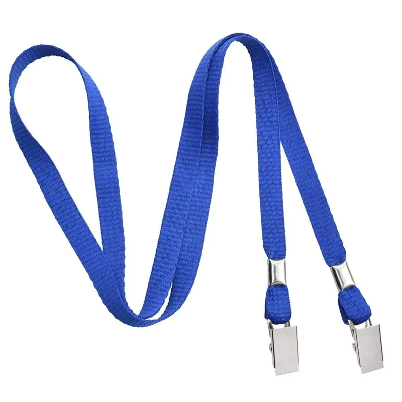 3/8" Lanyard with two Bulldog Clips 7