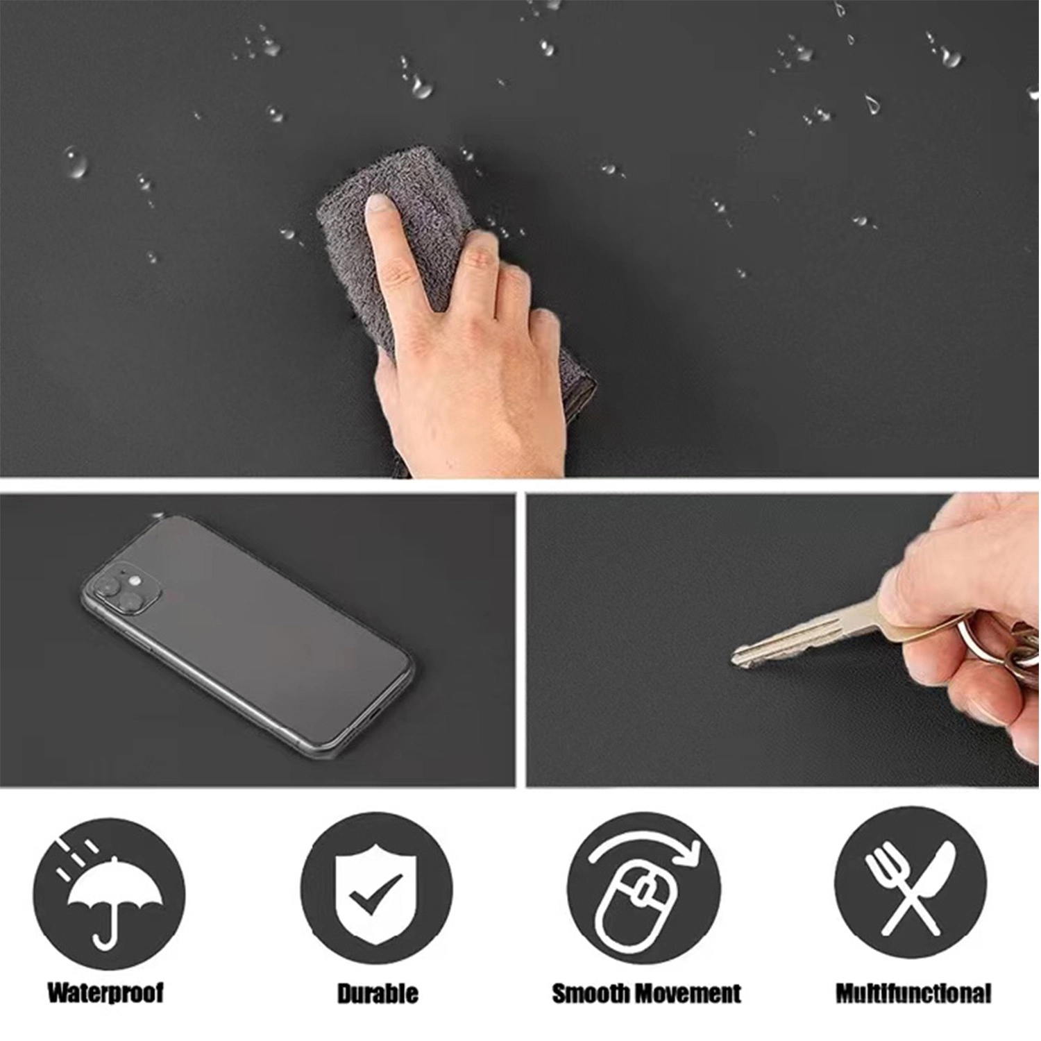 Leather Desk Protector Mouse Pad 9