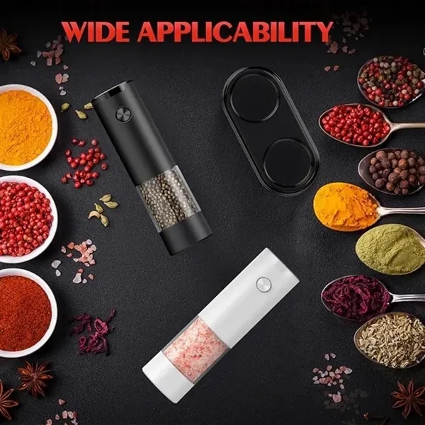Electric Salt and Pepper Grinder with Adjustable Coarseness 4