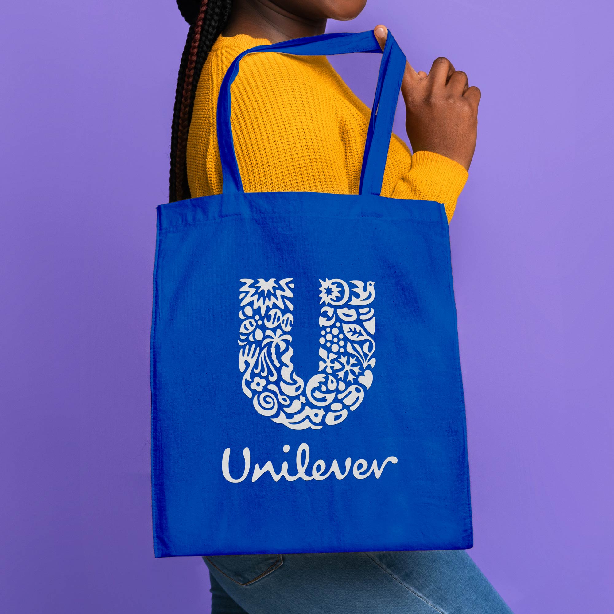 15"x16" Calico Cotton Tote Bag - 140GSM 11