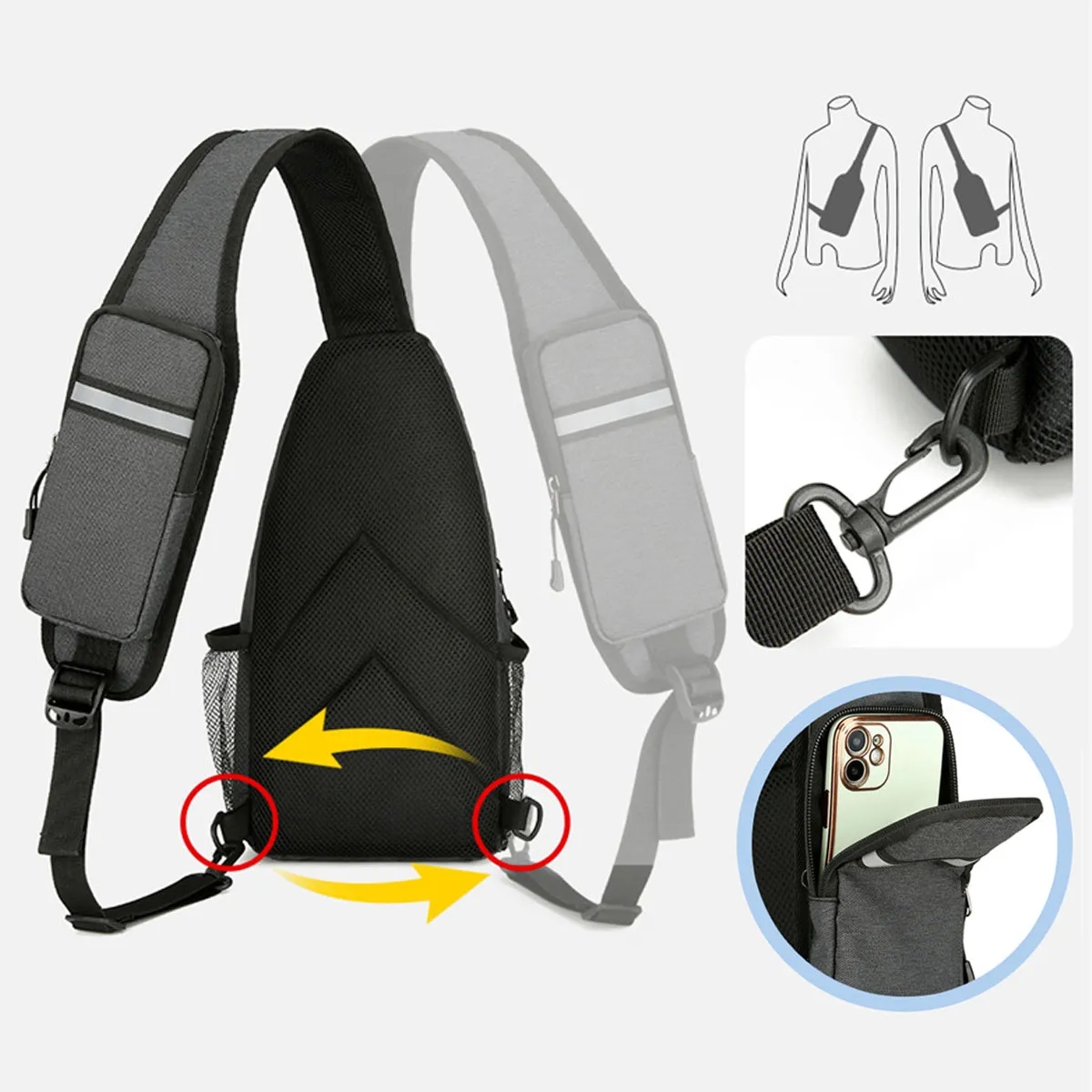 Waterproof Sling Backpack 6