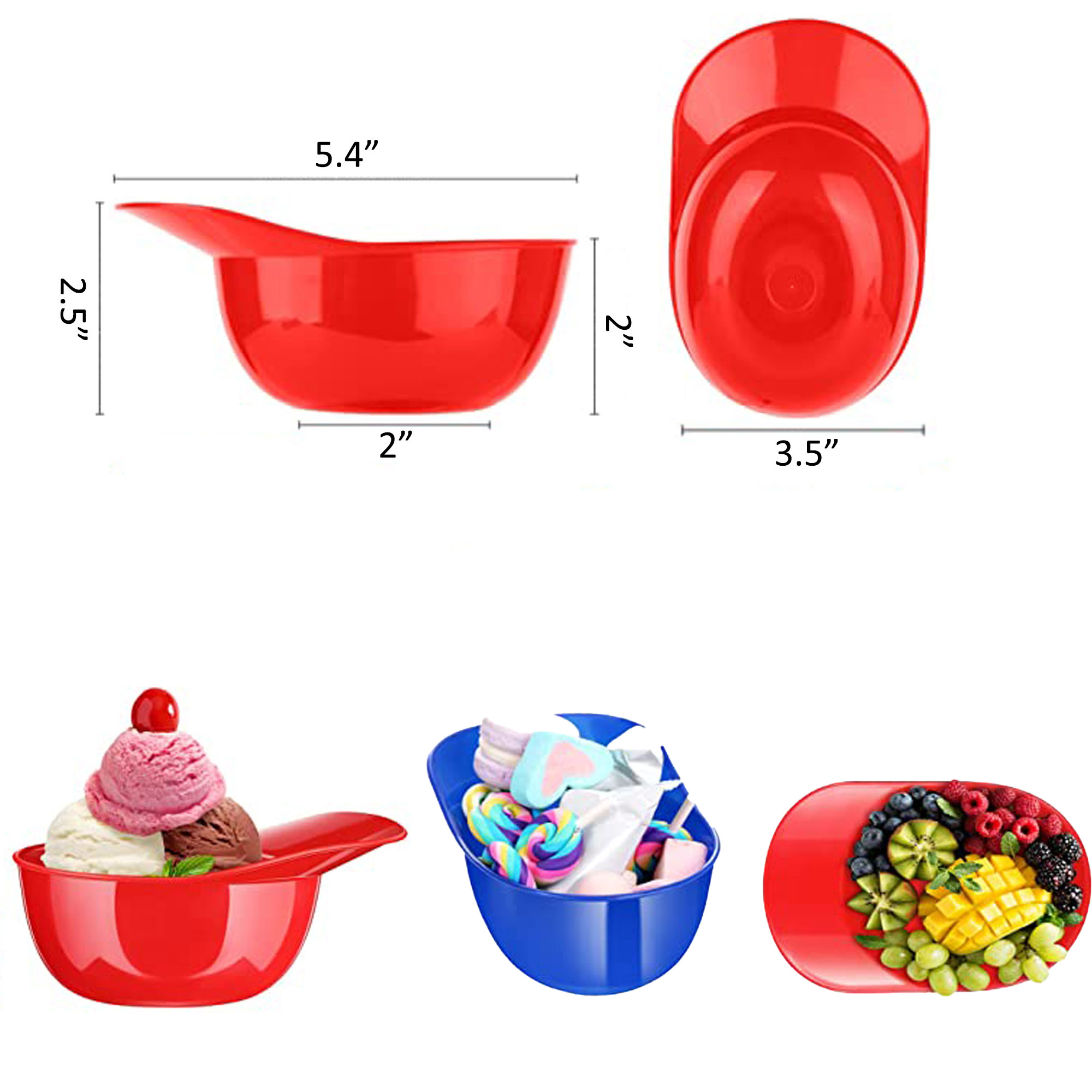 Mini Plastic Baseball Cap Bowl 5