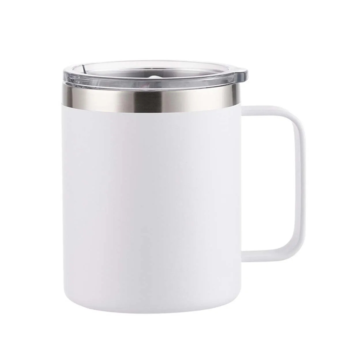 12oz Stainless Steel Insulated Coffee Mug With Handle 4