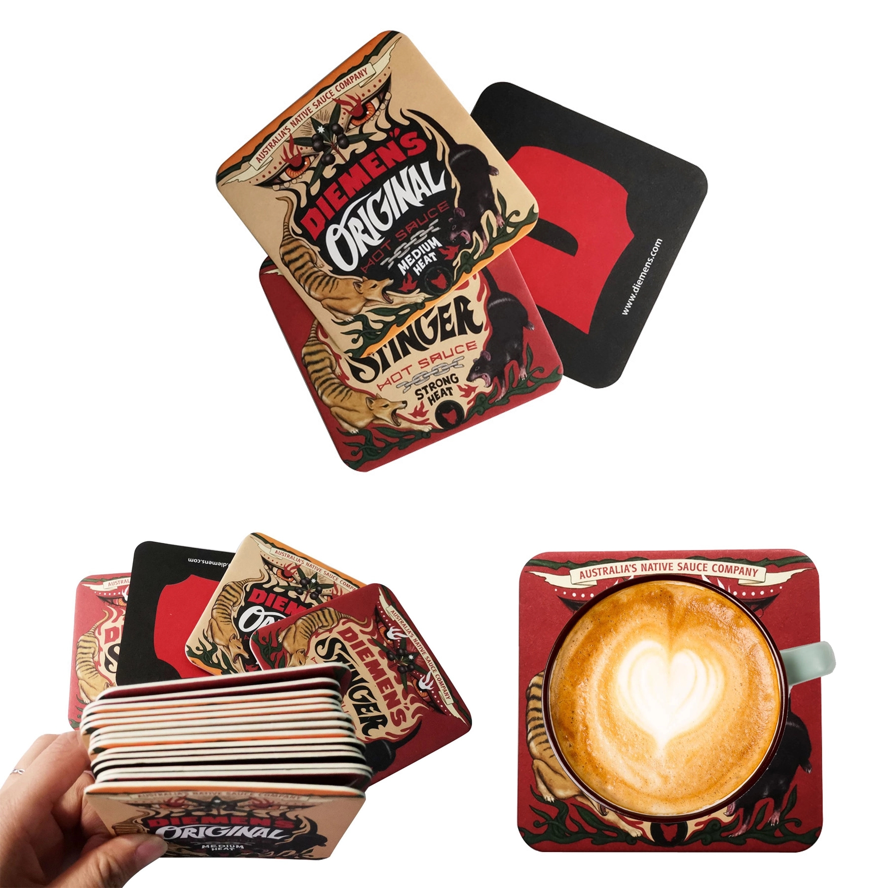 Bar & Restaurant Absorbent Paper Coasters 1