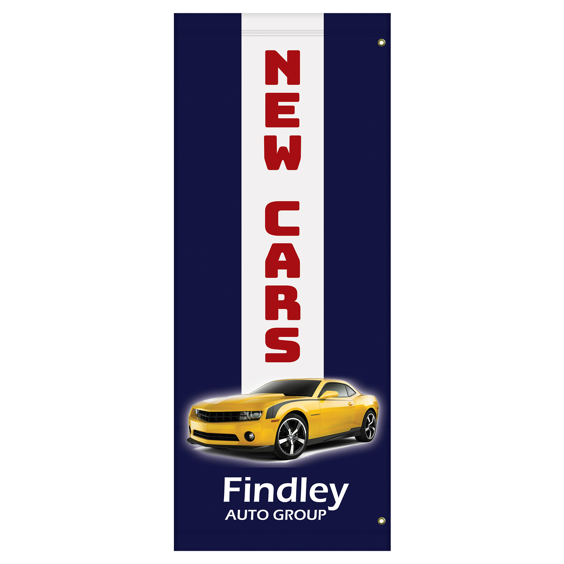 72" x 29" Custom Polyester Avenue Banner 2