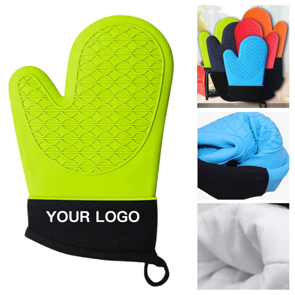 Thick Heat Resistant Mitts For Baking And Grilling 5