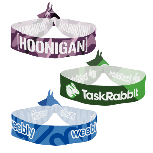 3/4" Dye-Sublimated Fold Over Elastic Hair Tie 4