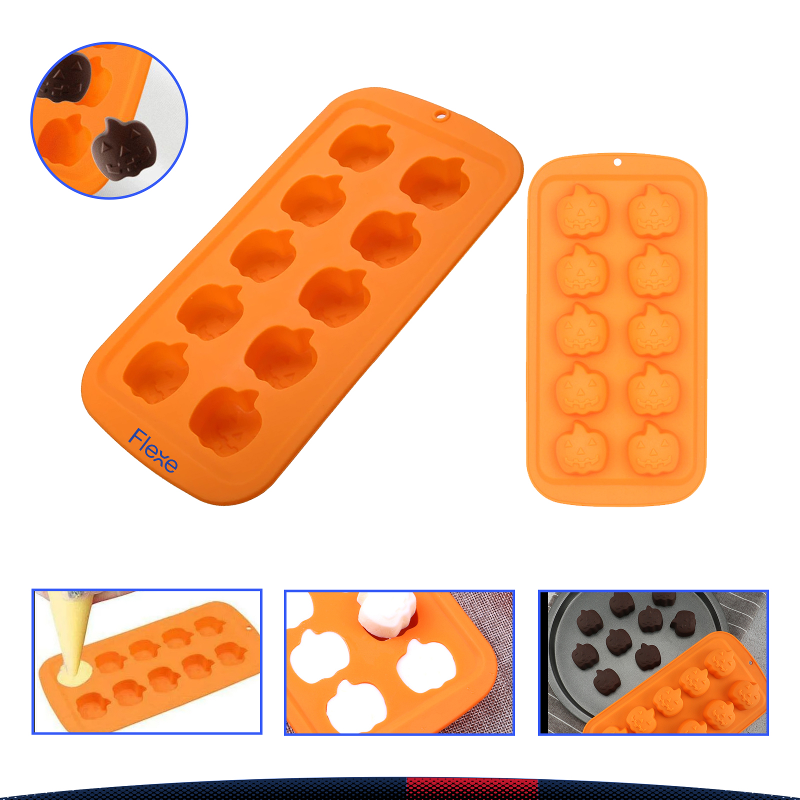 Halloween Cake Ice Molds 1