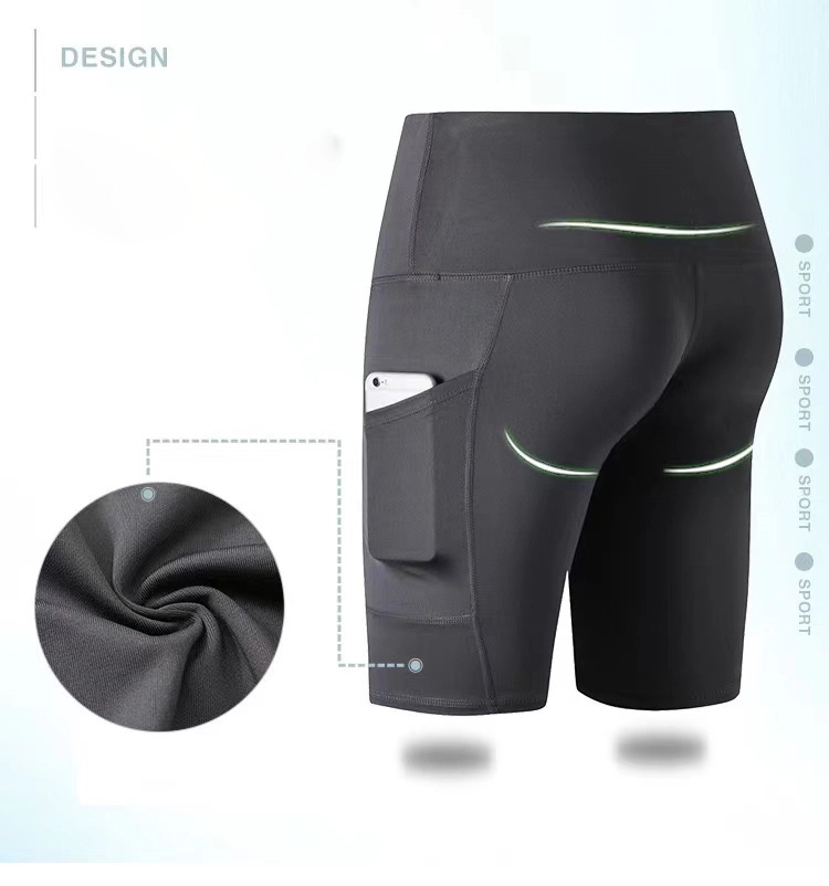 High-Waist Yoga Sports Shorts 4