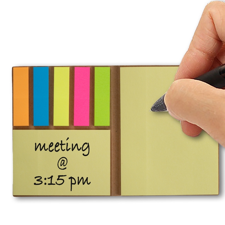 "LOOMIS" Small Eco Inspired Cover Sticky Notes & Flags 2