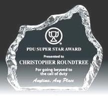 Clear Iceberg Acrylic Award 1