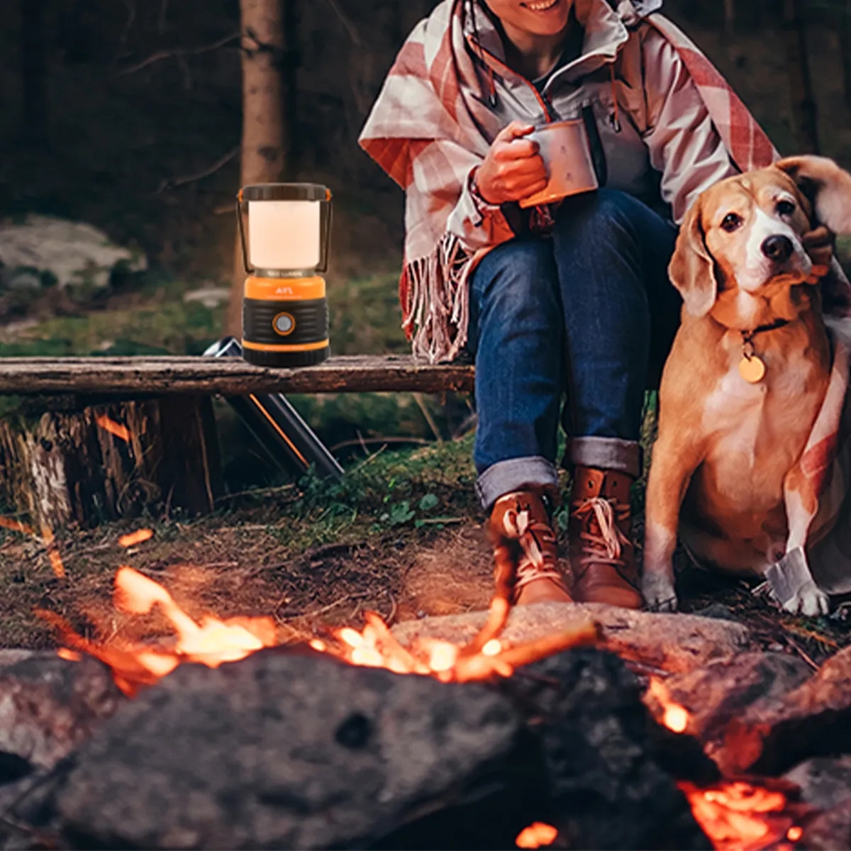 For Hurricane Emergency Hiking Camping Lantern Rechargeable 5