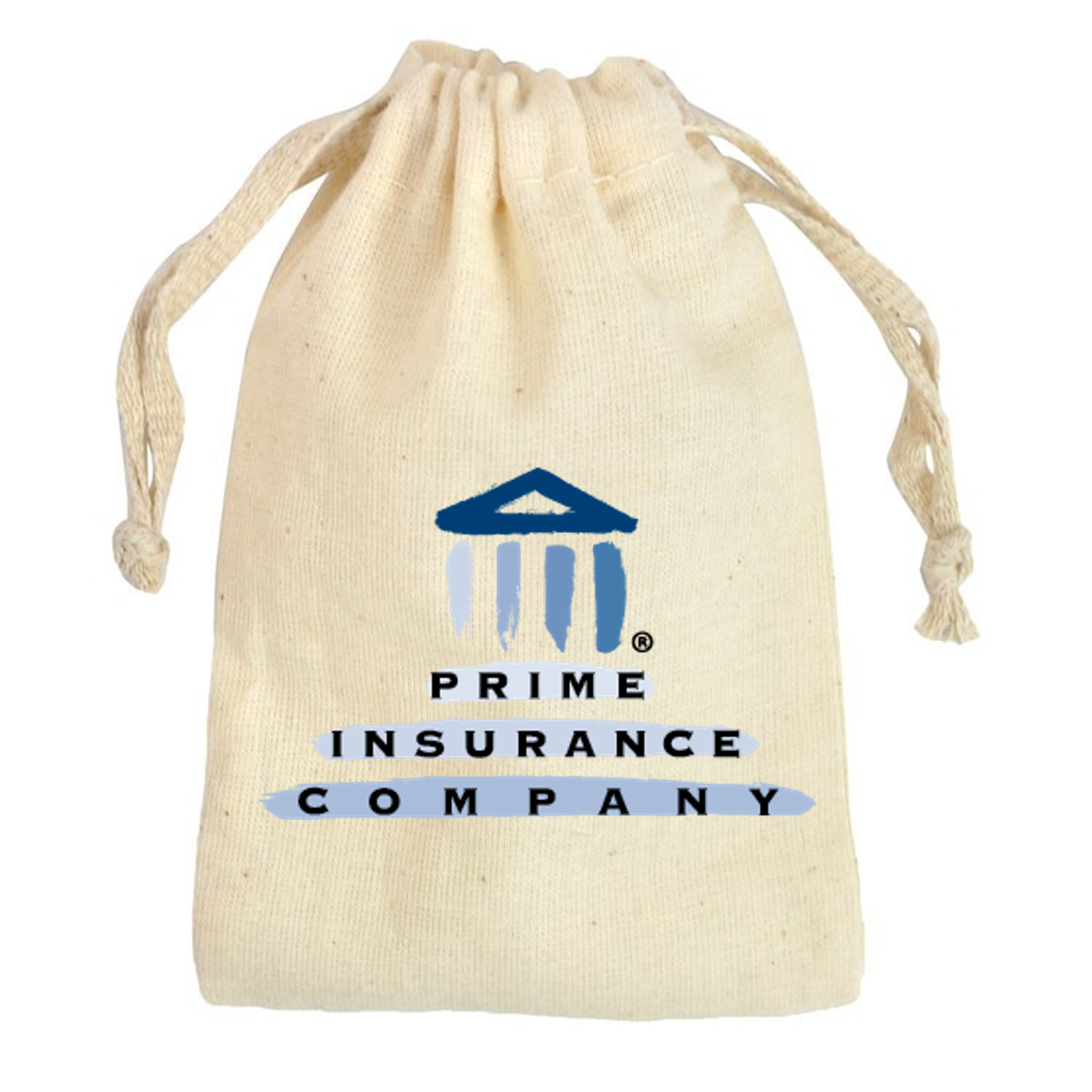 6"x 9" Custom Printed Cotton Pouch with Drawstring 2