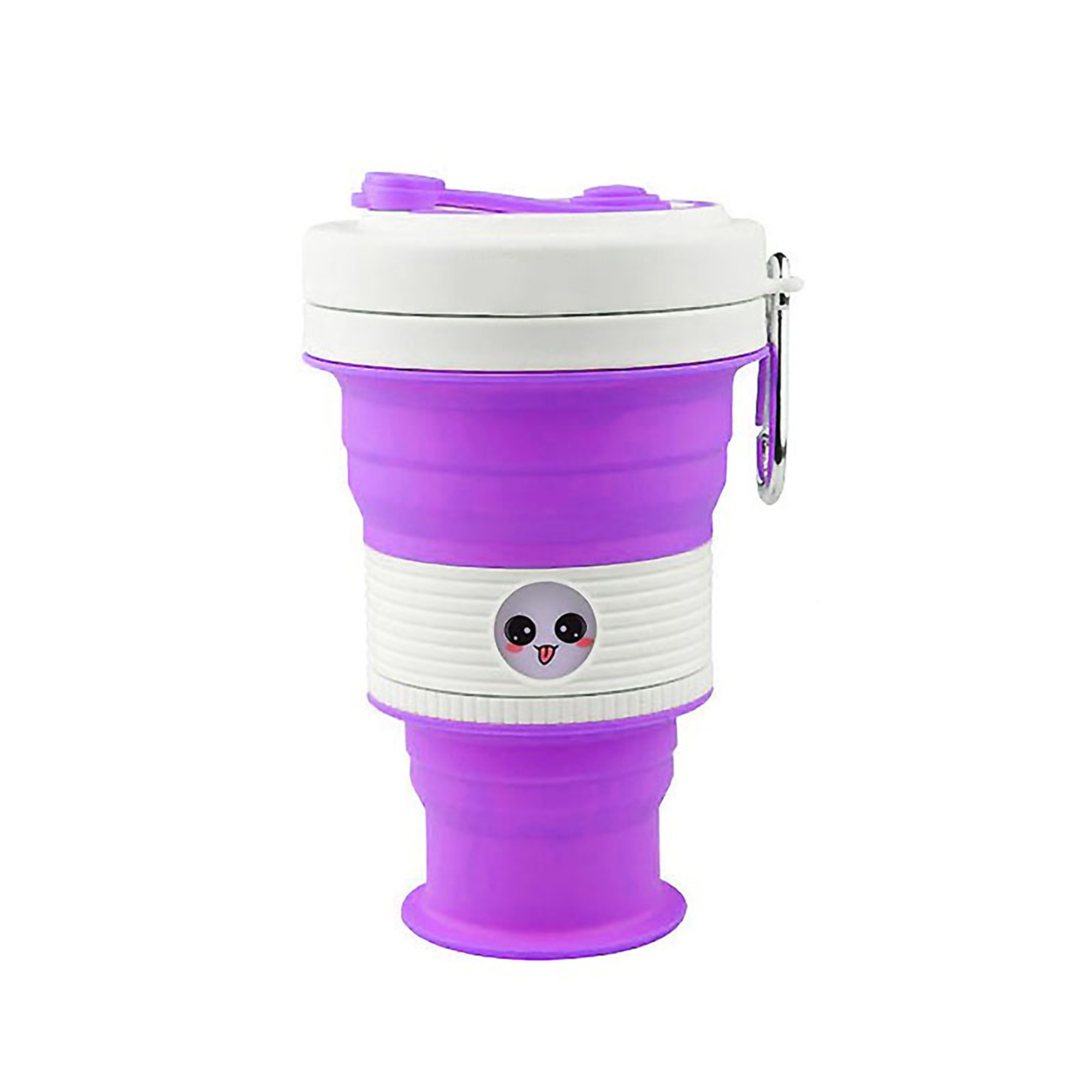 Collapsible Silicone Emoji Travel Cup 5